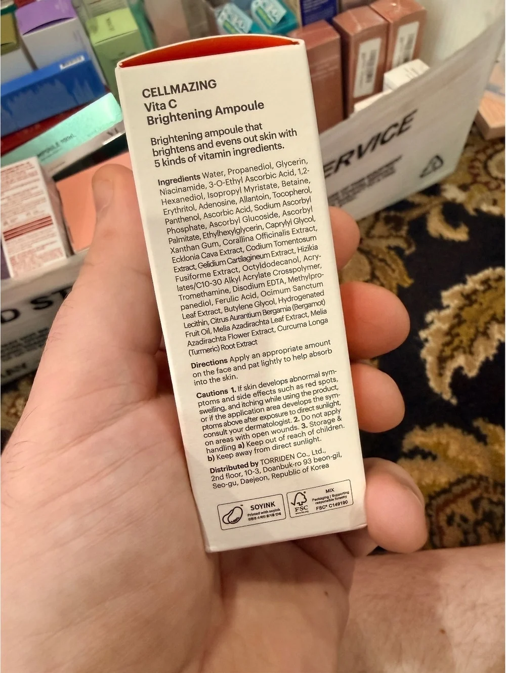 Torriden Cellmazing Brightening Ampoule Vitamin C Serum 30ml